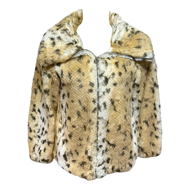 Coat Faux Fur & Sherpa By Michael By Michael Kors In Animal Print, Size: M Confident Men's High