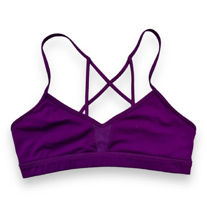 Athletic Bra By Alo In Purple, Size: Xs Laid