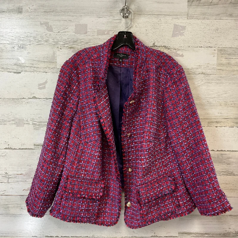 Jacket Other By Talbots In Red, Size: 1x Laid