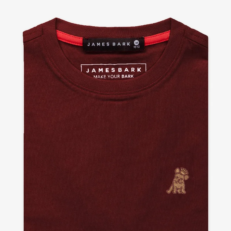 Kid's Crew Neck Jersey T-Shirt Cclassic Men's Tweed