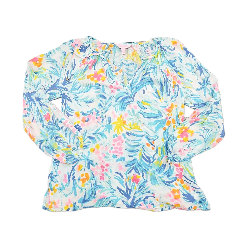 Top Long Sleeve Designer By Lilly Pulitzer  Size: S Sleek Men's Contemporary 