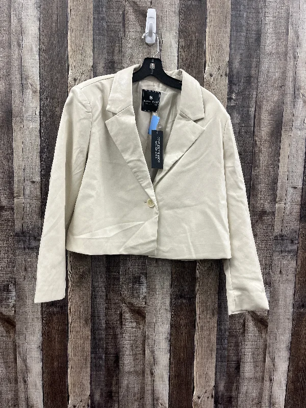 Jacket Moto By Cme In Beige, Size: Xl Cozy Men's Sherpa