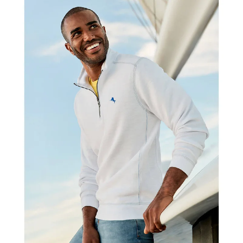 Tommy Bahama Tobago Bay Half Zip Sweater - White* Tough Men's Tactical