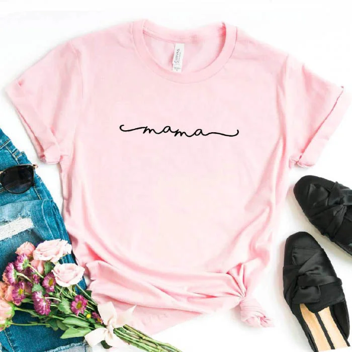 Mama Script Retro Tee (MRK X) Athletic Men's Compression