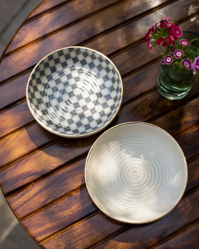 Fez Shallow Bowl (Set of 2) Relaxed Men's Beach