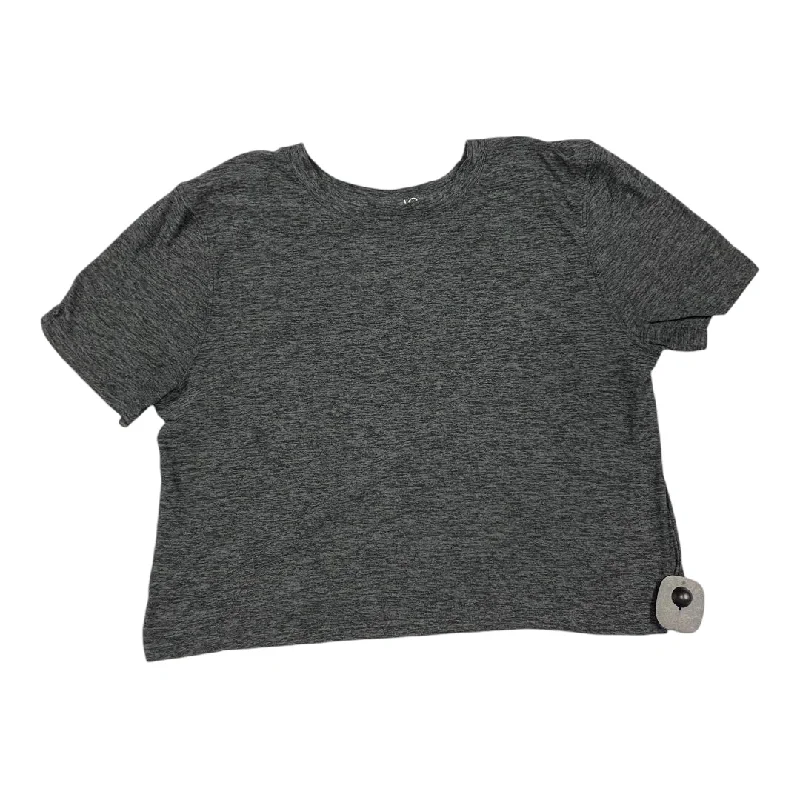 Athletic Top Short Sleeve By Outdoor Voices In Grey, Size: S British Gentleman Style