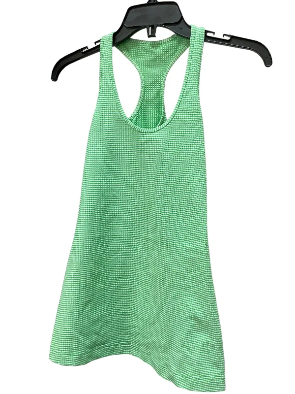 Green Athletic Tank Top Lululemon, Size S Sporty Men's Athleisure 