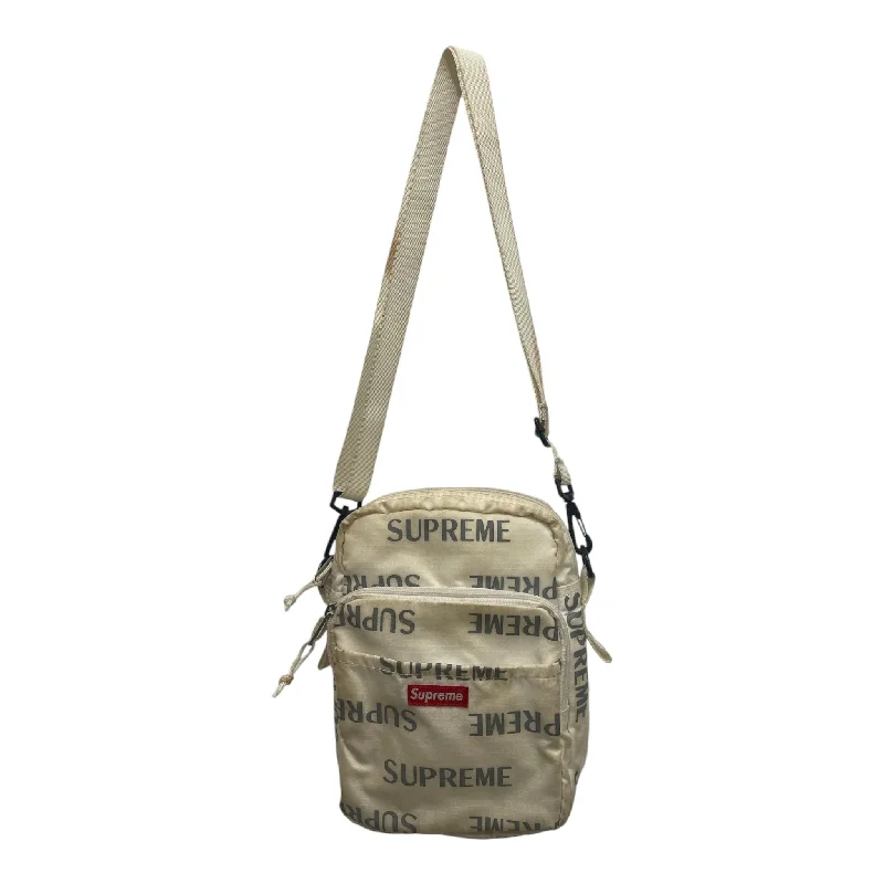 Supreme/Cross Body Bag/FREE/Nylon/WHT/SS16 3M REFLECTIVE REPEAT Dapper Men's 1920S