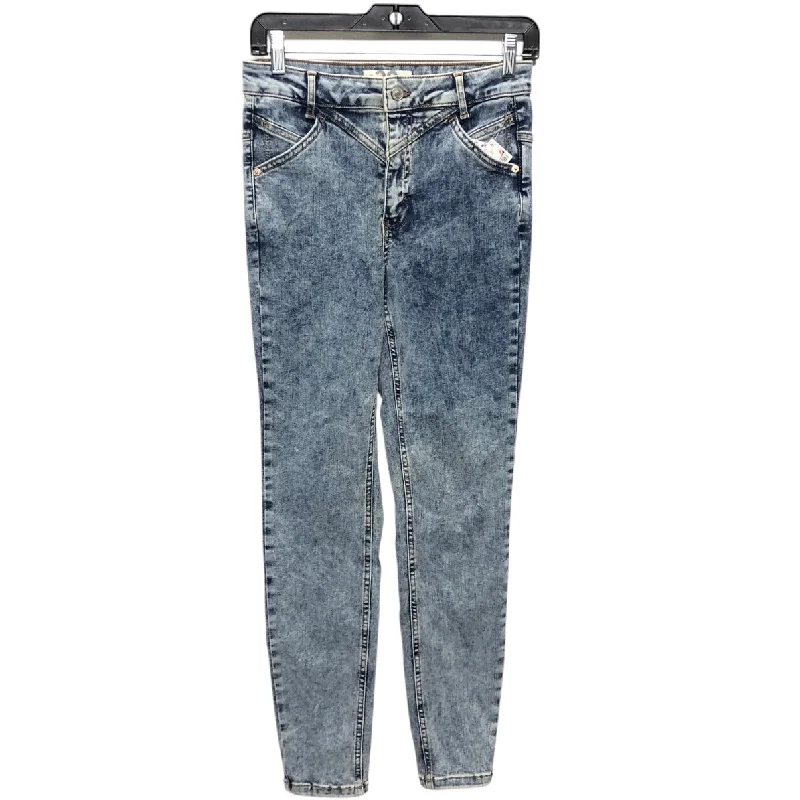 Jeans Skinny By We The Free In Blue Denim, Size:6 Beach