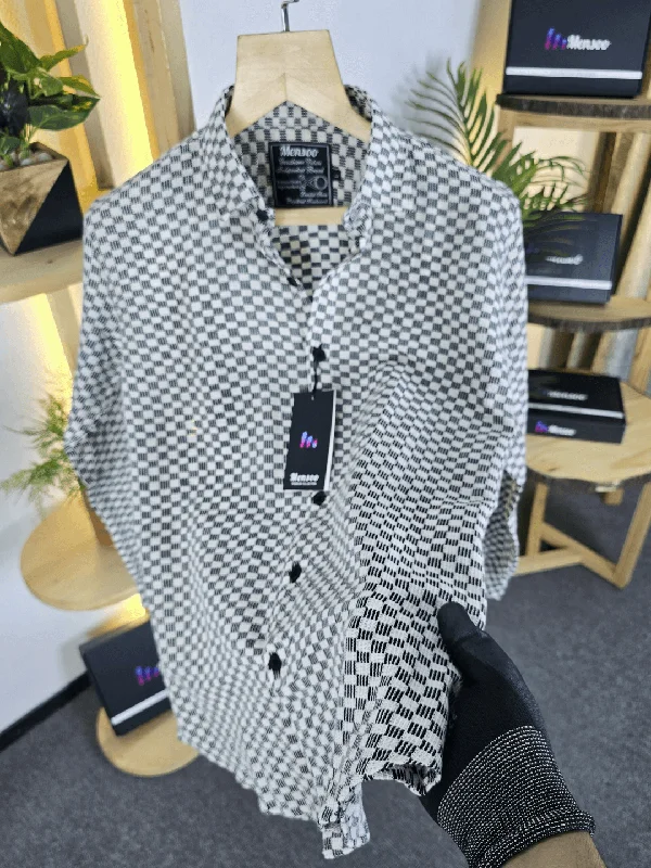Mensoo Imported Net Shirt 7 Hip Men's Retro