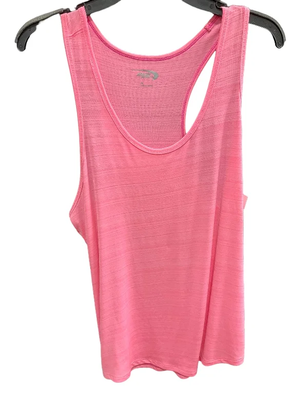 Pink Athletic Tank Top Mta Pro, Size M Stylish Men's Tropical 