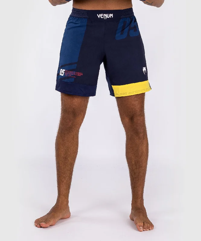 Venum Sport 05 Fight Shorts - Blue/Yellow Classic Men's Pin