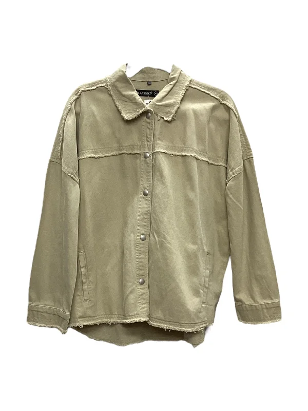 Jacket Denim By Blanknyc In Green, Size: Xs Business