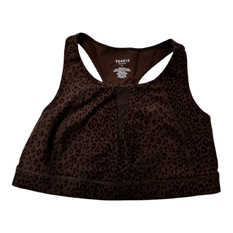Athletic Bra By Torrid In Animal Print, Size: 1x Modern Men's 