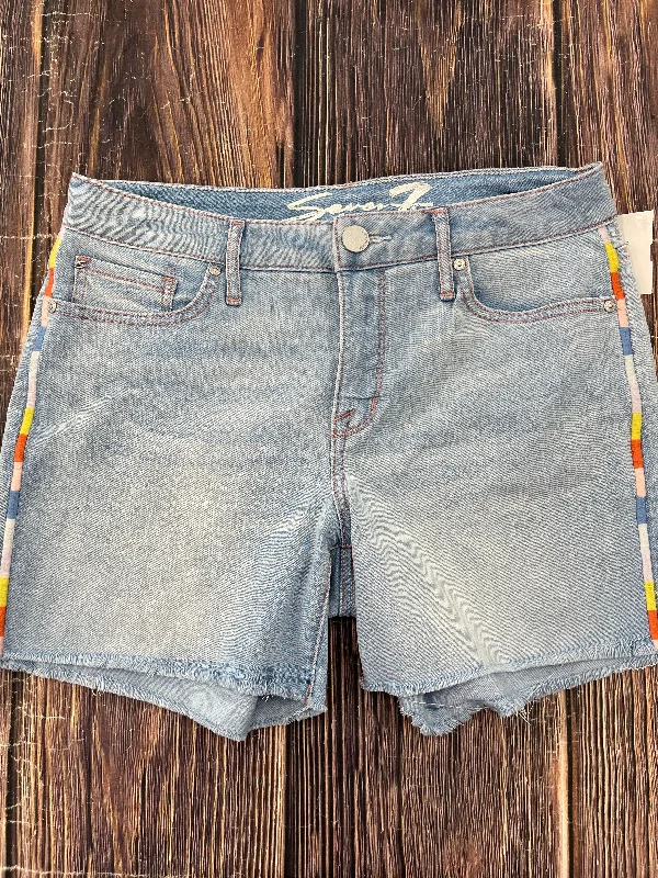 Blue Denim Shorts Seven 7, Size 6 Refined Men's Hand