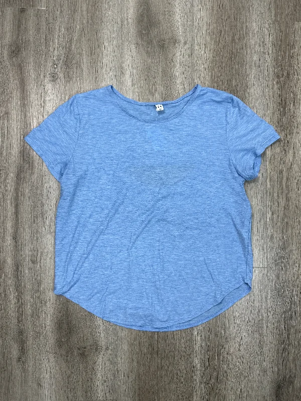 Athletic Top Short Sleeve By Under Armour In Blue, Size: S Youthful Men's Pop