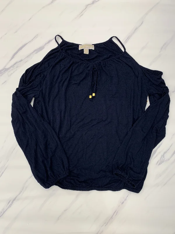 Top Long Sleeve Designer Michael By Michael Kors, Size M Cool Men's Distressed