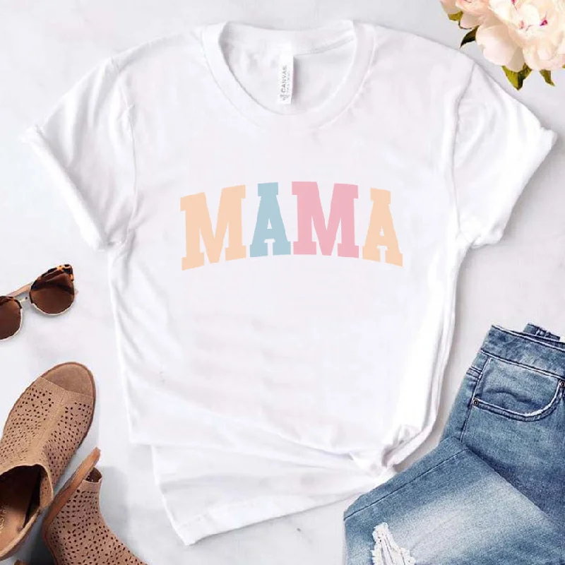 Pastel Mama College T-Shirt Dapper Men's Bow