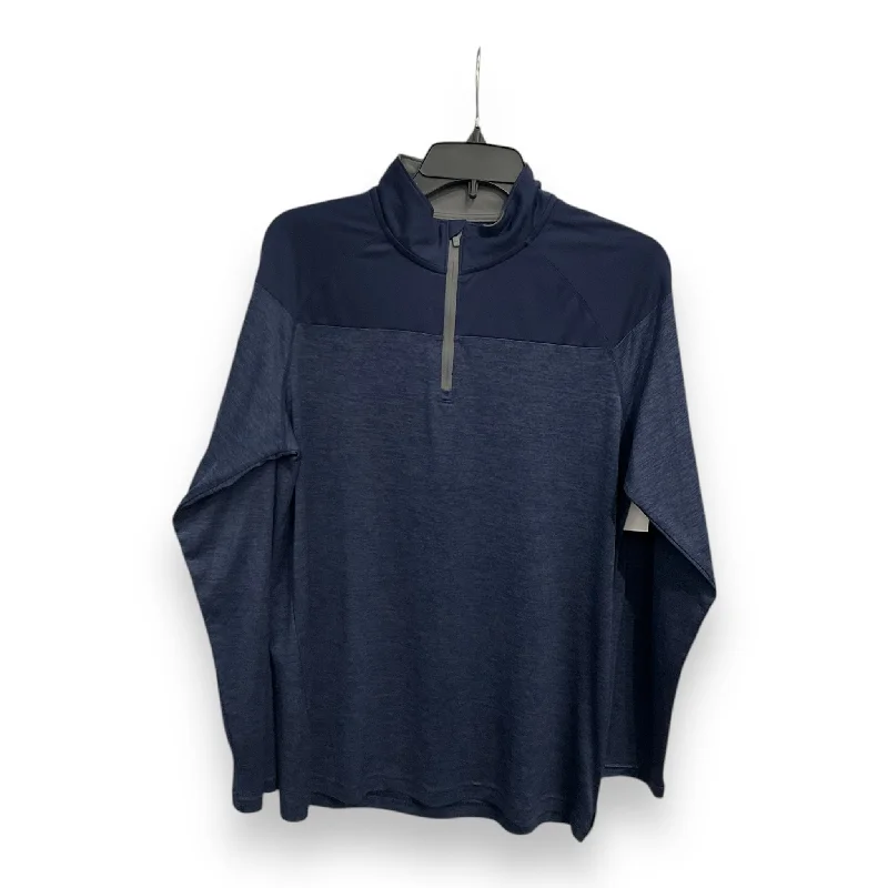 Athletic Top Long Sleeve Collar By Under Armour In Blue, Size: S Bohemian Men's Free Athletic Top Long Sleeve Collar By Under Armour In Blue, Size: S Bohemian Men's Free