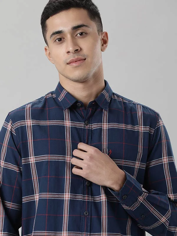Men Checked Full Sleeve Cotton Shirt Tough Men's Tactical