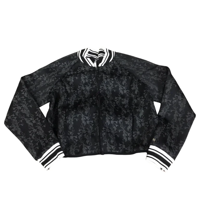 Athletic Jacket By Fabletics In Black, Size: S Refined Men's Hand