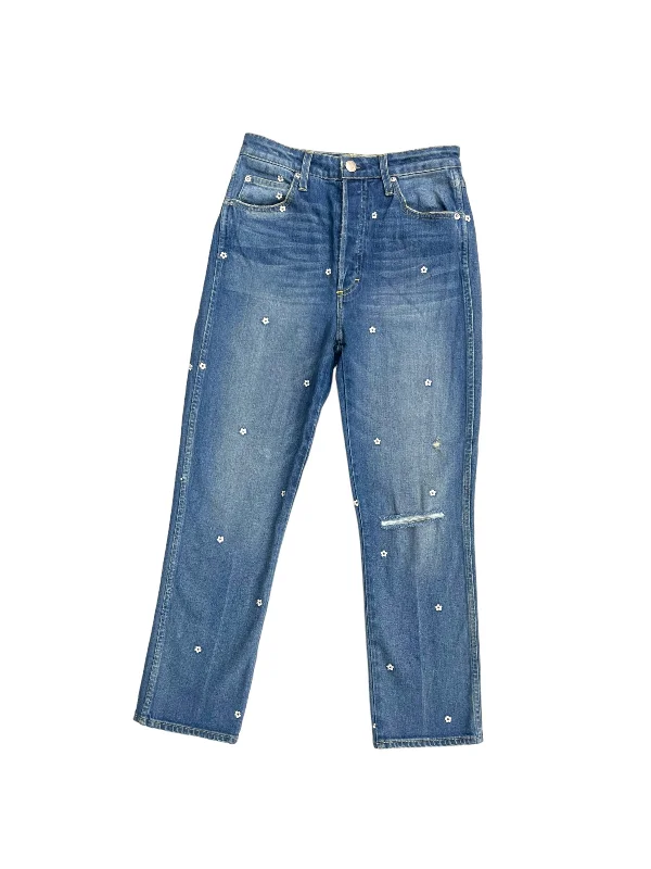 Blue Jeans Straight Amo, Size 29 Monochromatic Office Style