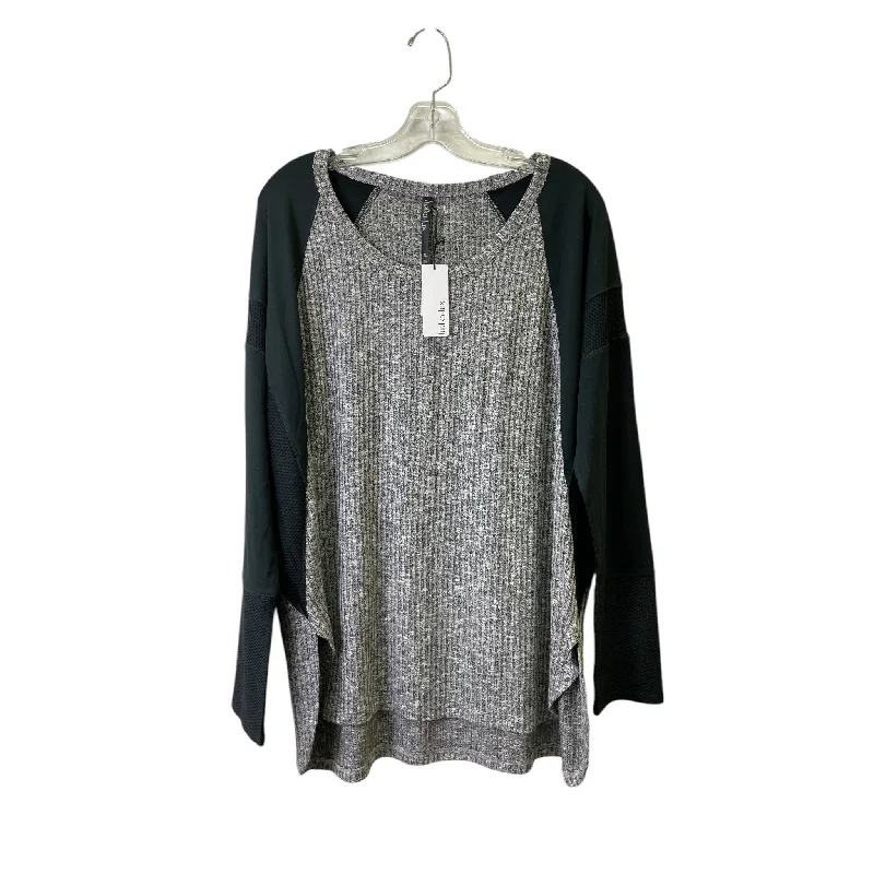 Top Ls By Lukka In Grey, Size:Xl Trendy Men's Oversized