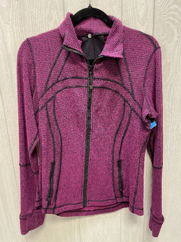 Athletic Jacket By Lululemon In Purple, Size: 12 Confident Men's High