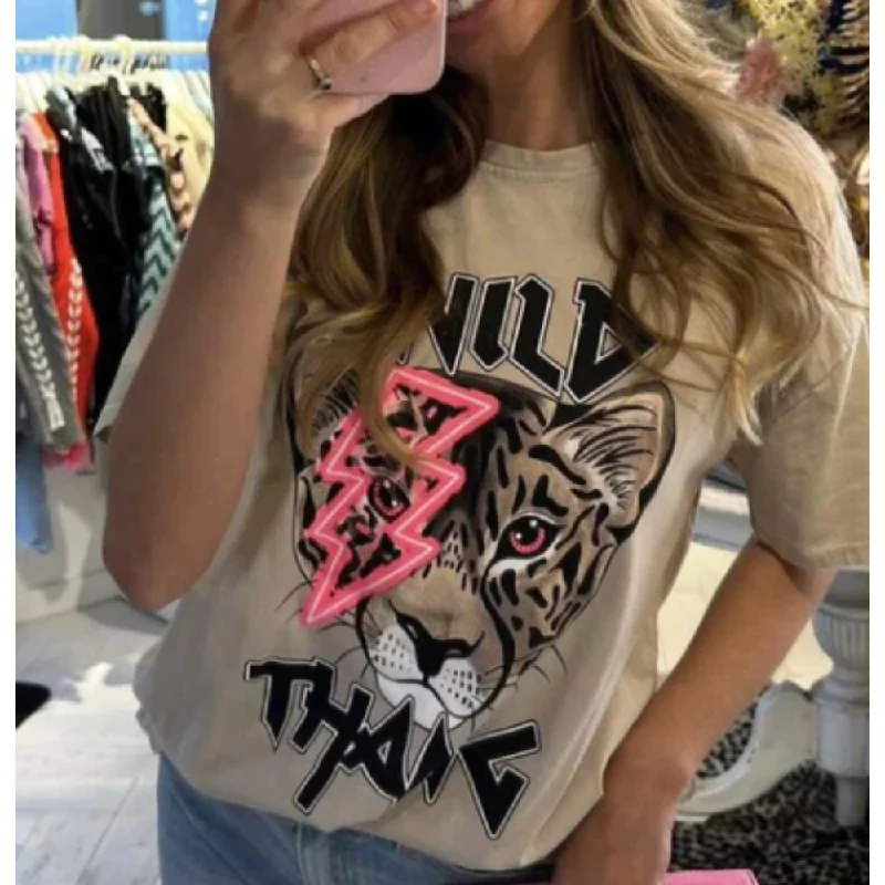 The Boutique Wild Thang Oversized Tee Cozy Men's Winter