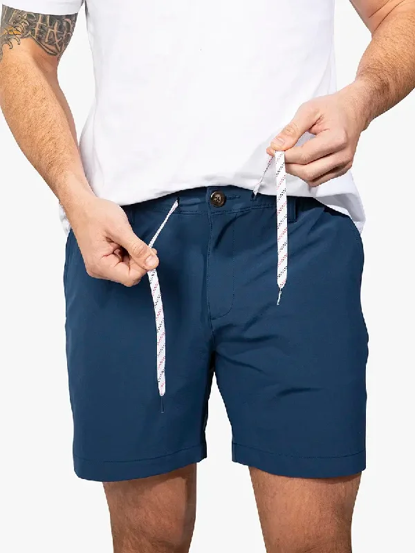 EVERYWHERE SHORT 6" - NAVY Sophisticated Men's French