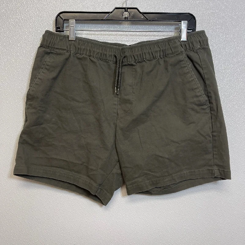 Shorts By Asos In Olive, Size: L Sleek Men's Metallic