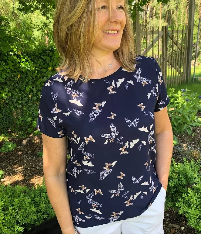 Navy Butterfly Top Relaxed Men's Australian 