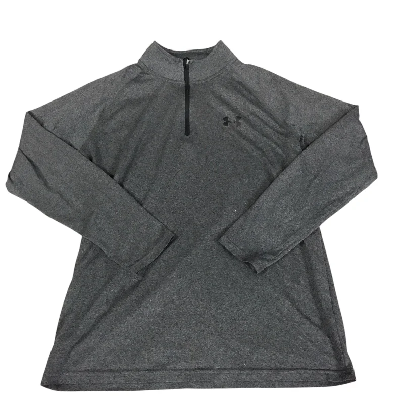 Athletic Jacket By Under Armour In Grey, Size: S Casual Men's Short