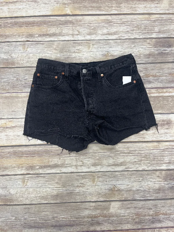 Black Denim Shorts Levis, Size 12 Masculine Men's Thick