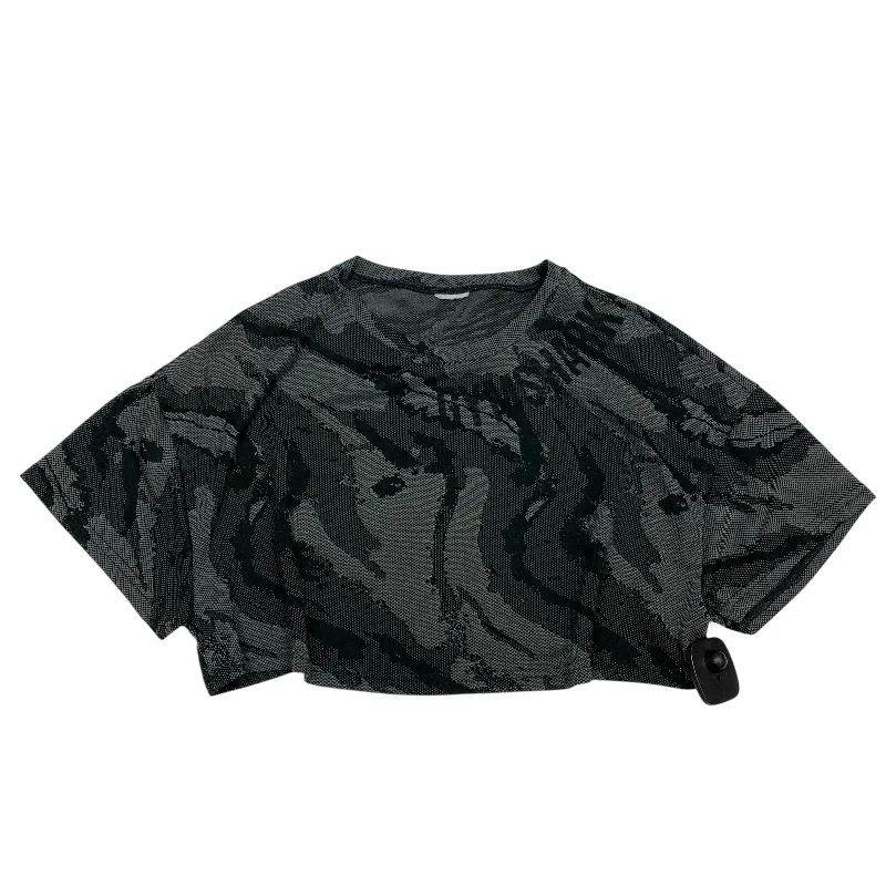 Athletic Top Short Sleeve By Gym Shark In Grey, Size: S Street