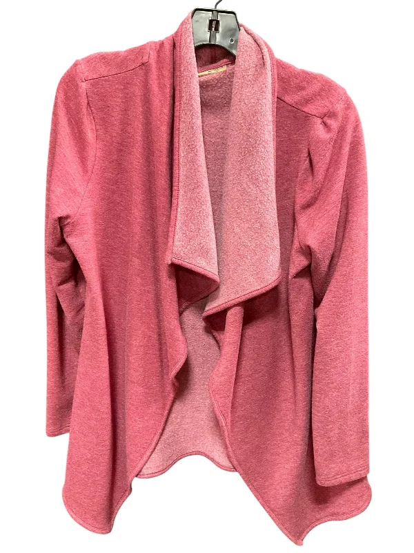 Athletic Top Long Sleeve Collar By Danskin In Pink, Size: S Cozy Men's Sherpa