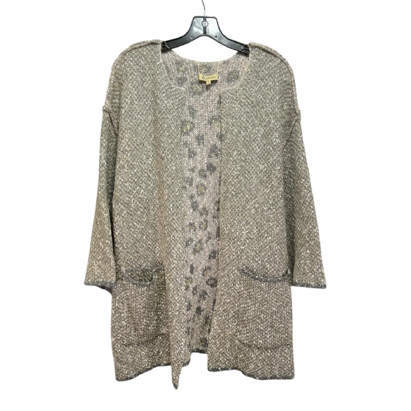 Sweater Cardigan By Democracy In Grey, Size: M Confident Men's High