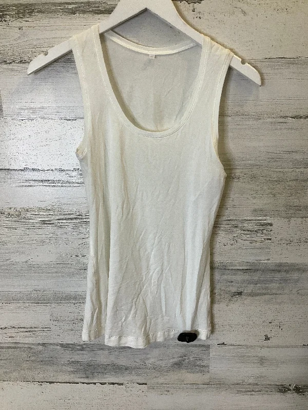 White Athletic Tank Top Lululemon, Size 4 Beach