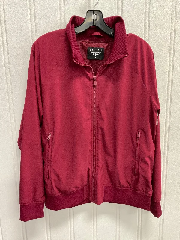 Athletic Jacket By Athleta In Maroon, Size: L Dynamic Men's Glow