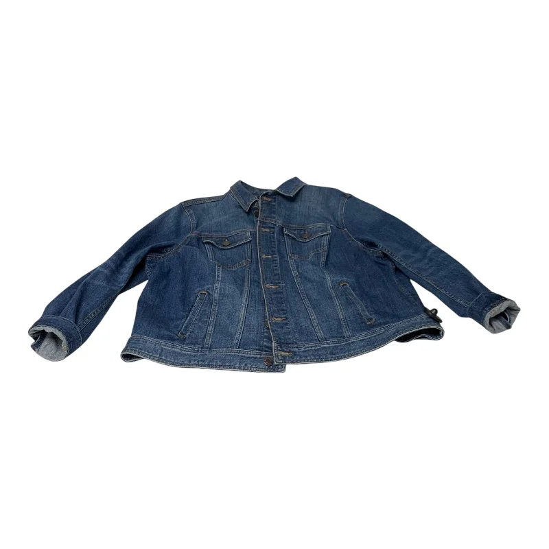 Jacket Denim By Talbots In Blue Denim, Size: 2x Refined Men's European