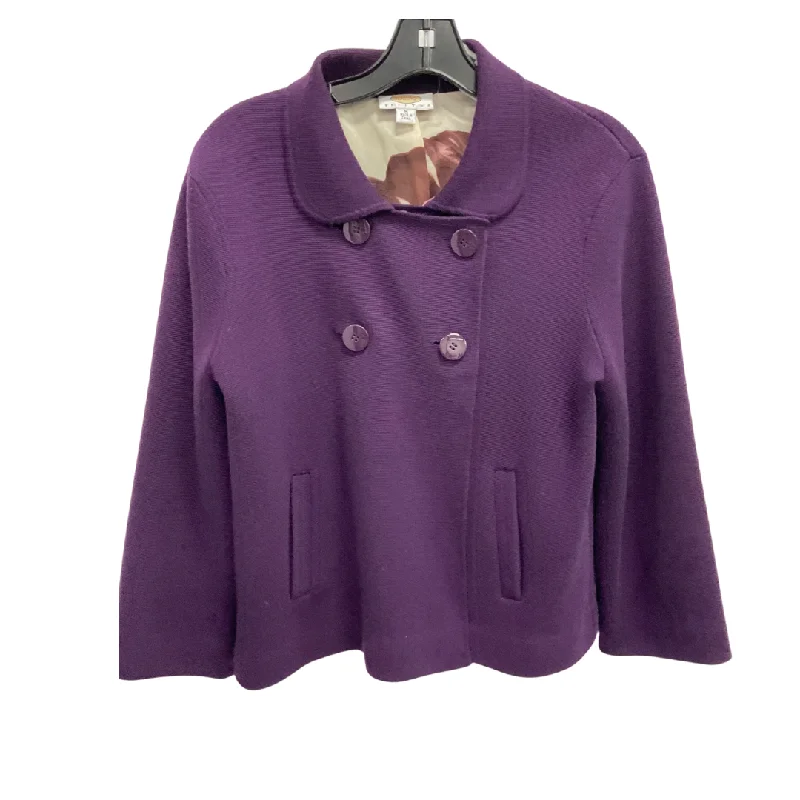 Coat Other By Talbots In Purple, Size: M Tough Men's Military