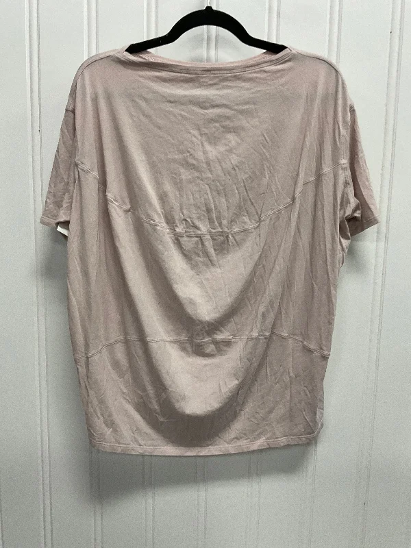 Athletic Top Short Sleeve By Lululemon In Pink, Size: S Dynamic Men's High