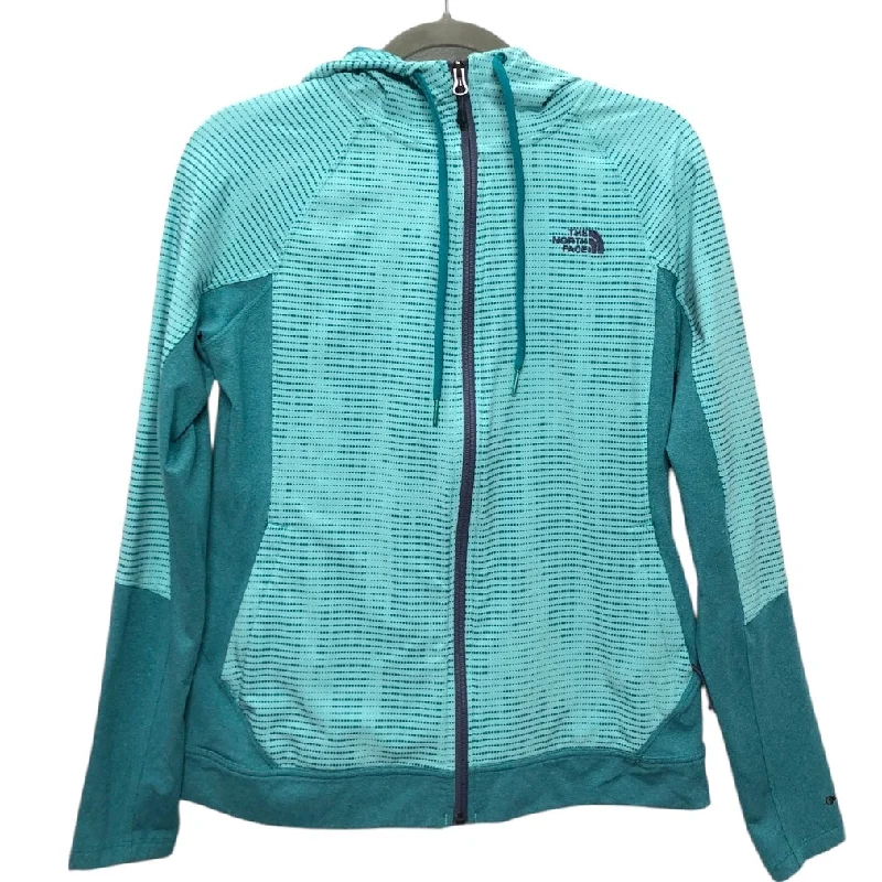 Athletic Top Ls Hoodie By The North Face In Teal, Size:M Dynamic Men's High