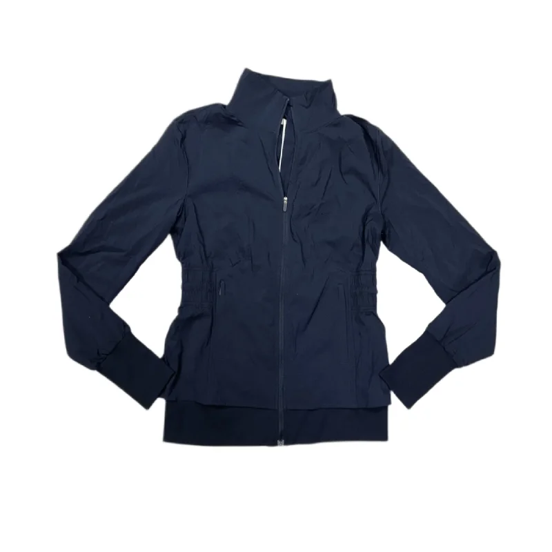 Athletic Jacket By Lululemon In Navy, Size: S Elegant Men's Formal 