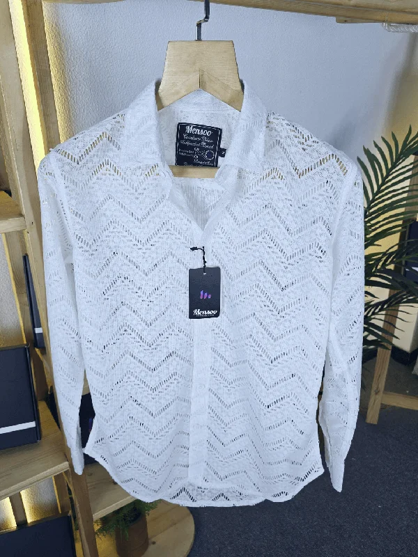 Mensoo Imp Net Shirt White Gym