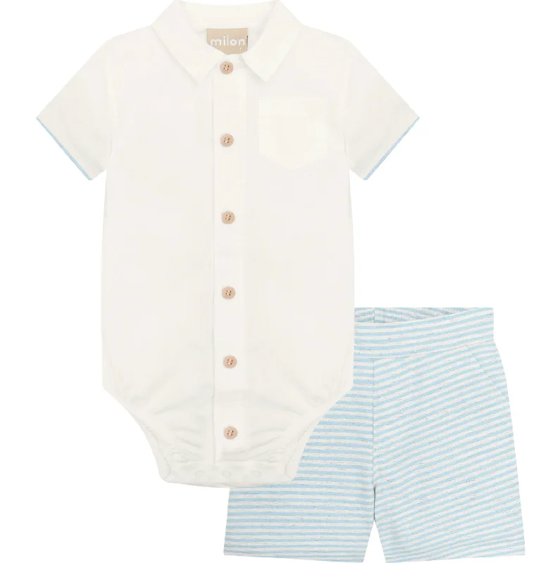 Boy's Short Set Artistic Men's Avant