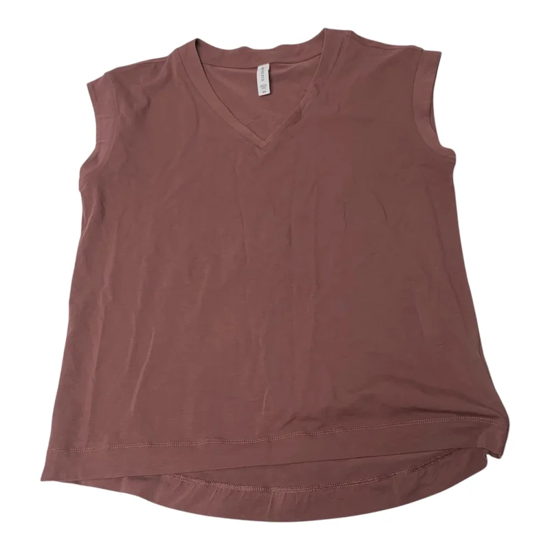 Athletic Top Short Sleeve By Athleta In Brown, Size: Xs Traditional Men's Country