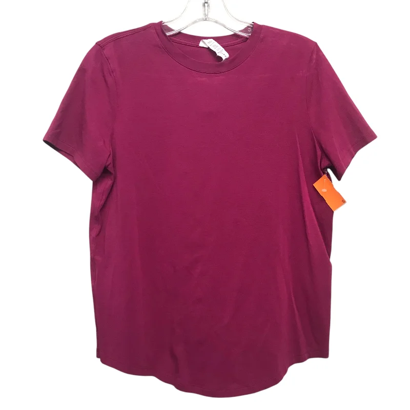 Athletic Top Ss By Lululemon In Pink, Size:S Refined Men's European