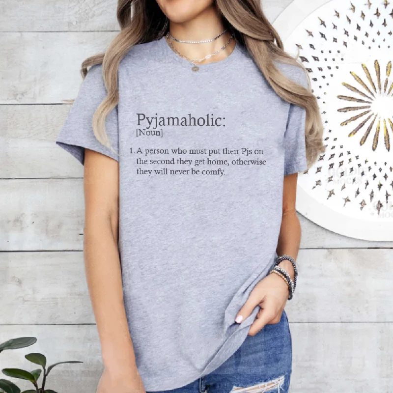 Pyjamaholic Definition T-shirt Masculine Men's 