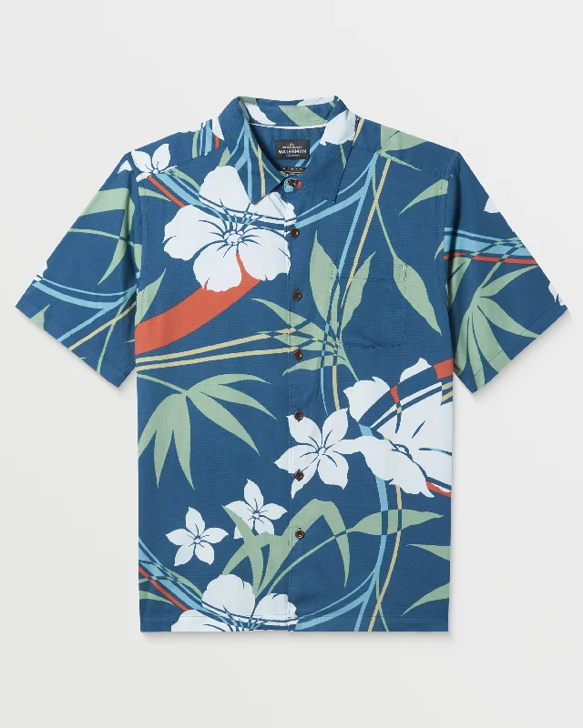 Waterman Split Rock Shirt - Indian Teal Rugged Men's Outdoor 
